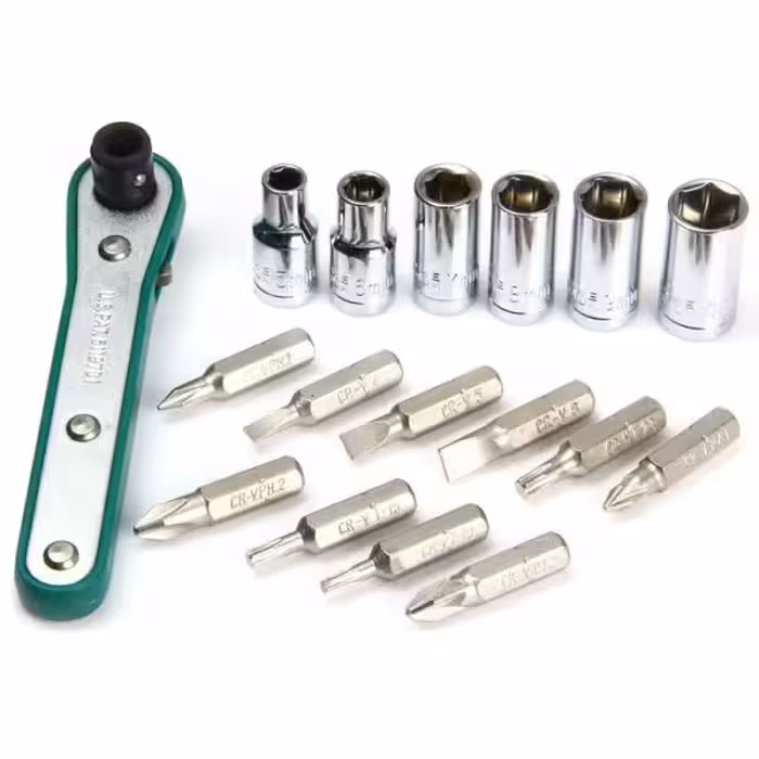 رابط سری پیچ گوشتی پروسکیت مدل 1PK-202A بسته 17 عددی