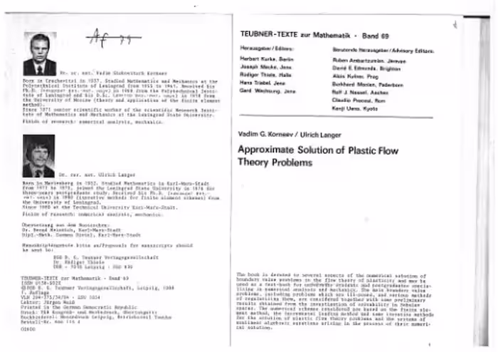 خرید و دانلود نسخه کامل کتاب Approximate solution of plastic flow theory problems