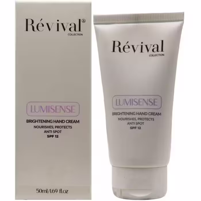رویوال کرم دست مدل روشن کننده SPF12 حجم50میلی لیتر