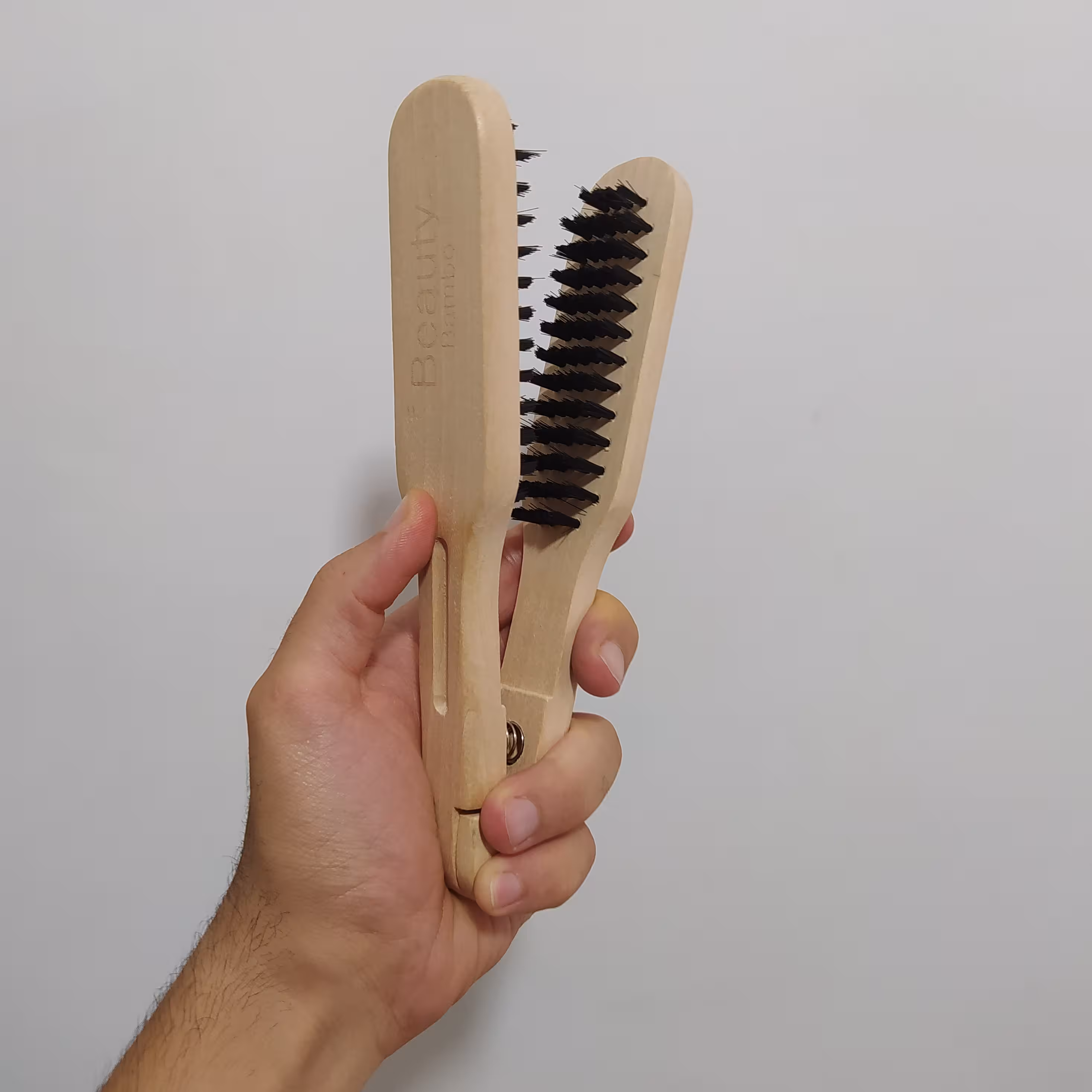 برس دو طرفه چوبی مخصوص کراتین