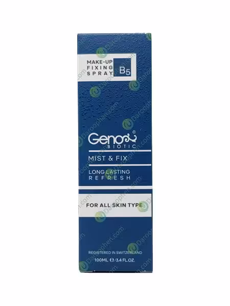 اسپری رطوبت رسان و تثبیت کننده آرایش ژنوبایوتیک 100 میلی لیتر Geno Biotic