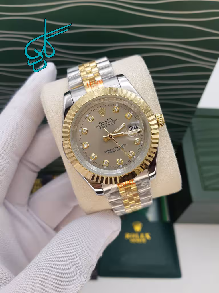 خرید ساعت مردانه رولکس دی جاست موتور ژاپن کیفیت عالی رنگ ثابت کد 1917607 - ردگل