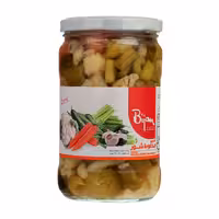 کنسرو مخلوط شور بیژن 670 گرمی