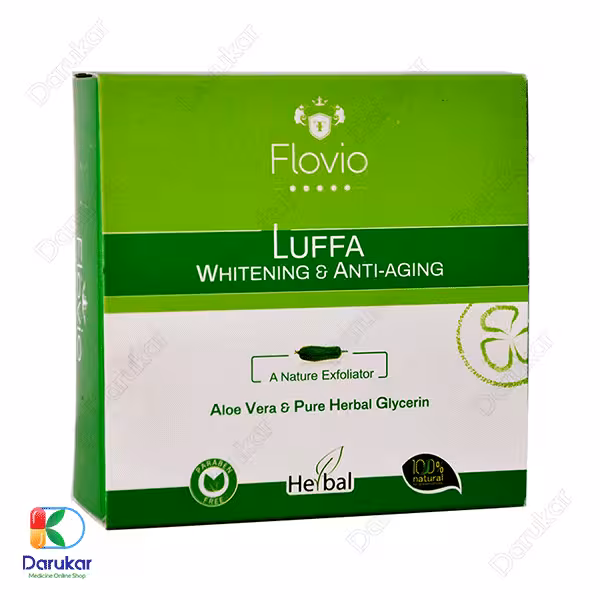 صابون گلیسیرینه لوفا حاوی آلوئه ورا فلویو 85 گرم