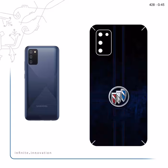 برچسب پوششی ماهوت مدل Buick مناسب برای گوشی موبایل سامسونگ Galaxy M02s