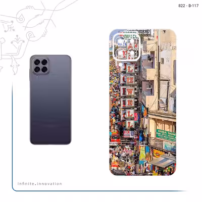 برچسب پوششی ماهوت مدل City of Delhi مناسب برای گوشی موبایل سامسونگ Galaxy M33