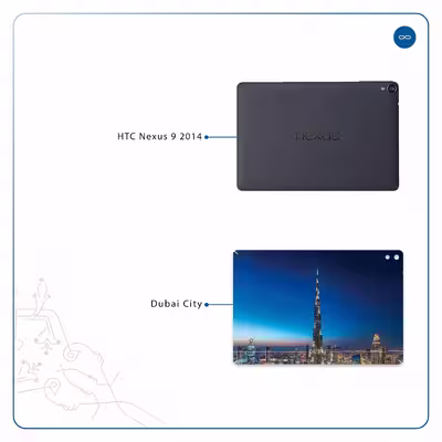 برچسب پوششی ماهوت مدل Dubai City مناسب برای تبلت اچ تی سی Nexus 9 2014
