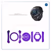 برچسب ماهوت طرح Purple-Fiber مناسب برای ساعت هوشمند هوآوی Watch 2