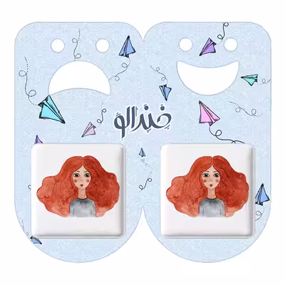 پیکسل خندالو مدل دختر کد 5534 به همراه مگنت