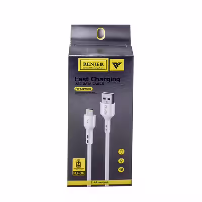 کابل تبدیل USB به لایتنینگ کد RJ-36 طول 1 متر