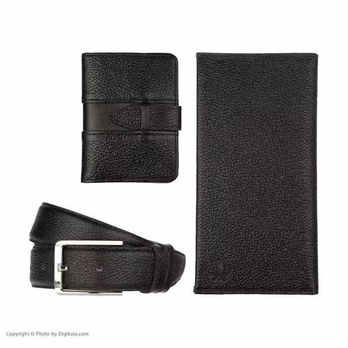 ست هدیه لیزارد مدل چرم طبیعی SN-LTLZ-2203-1