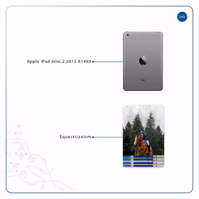 برچسب پوششی ماهوت مدل Equestrianism مناسب برای تبلت اپل iPad mini 2 2013 A1490