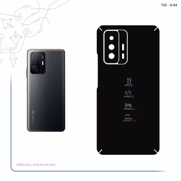 برچسب پوششی ماهوت مدل Programming 2 مناسب برای گوشی موبایل شیائومی 11T 5G