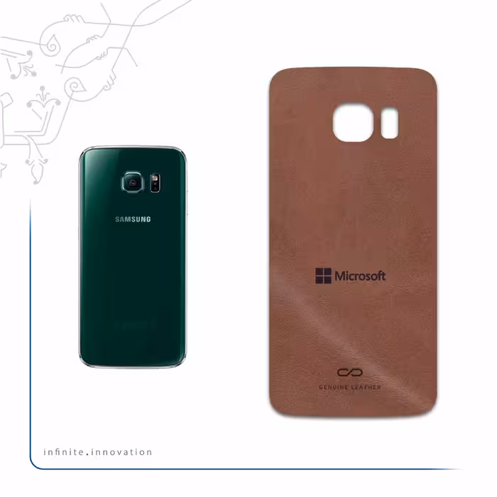 برچسب پوششی ماهوت مدل MNL-MCRSFT مناسب برای گوشی موبایل سامسونگ Galaxy S6 Edge