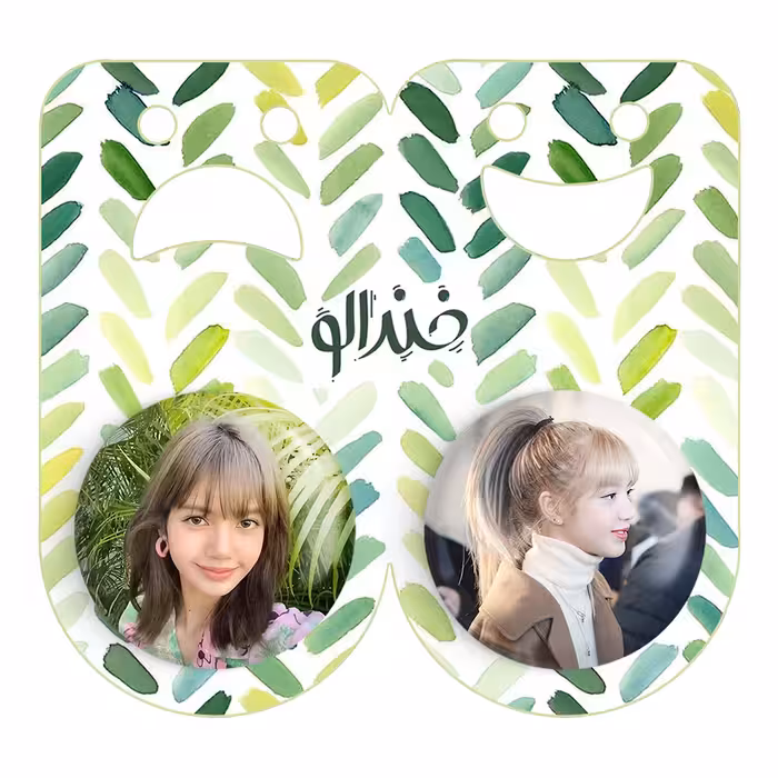 پیکسل خندالو مدل لیسا بلک پینک کد 1430314297 مجموعه 2 عددی