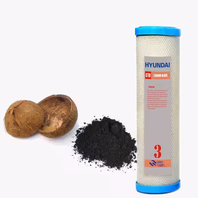 فیلتر دستگاه تصفیه آب زیر سینکی هیوندای مدل HU-F3S مجموعه 3 عددی