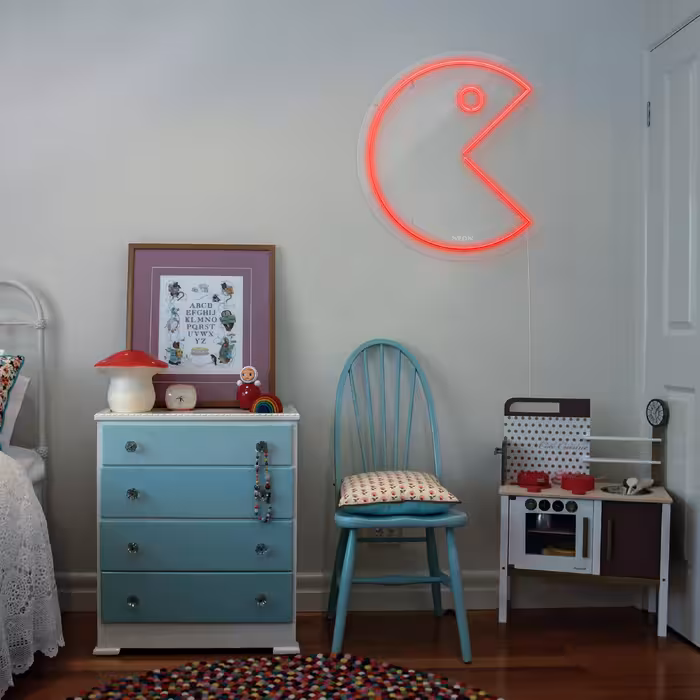 چراغ دیواری نئون دیزاین مدل Packman_RD