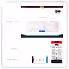 برچسب پوششی ماهوت مدل Blanco-Pink-Marble مناسب برای تبلت سامسونگ Galaxy Tab S6 2019 SM-T860