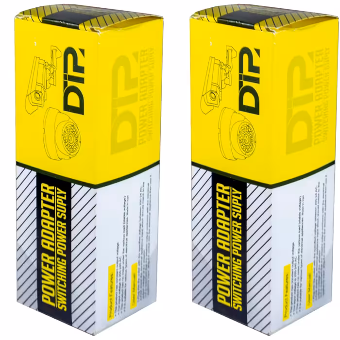 آداپتور 12 ولت 2 آمپر مدل 12v02 بسته 2 عددی