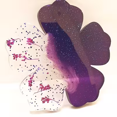 قالب رزین مدل  گل پنج پر کد dr-700