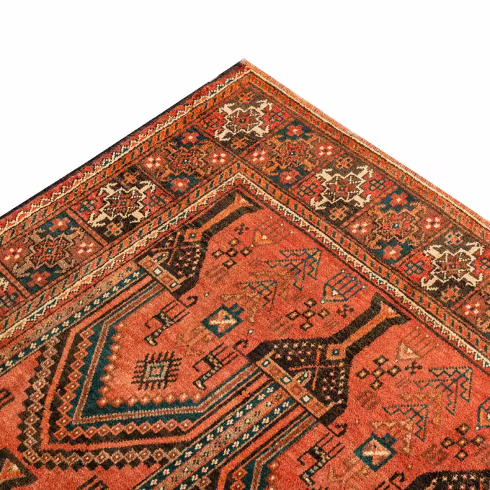 فرش دستبافت دو و نیم متری مدل نقشه بلوچ  کد 33.1848