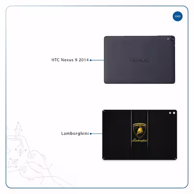برچسب پوششی ماهوت مدل Lamborghini مناسب برای تبلت اچ تی سی Nexus 9 2014