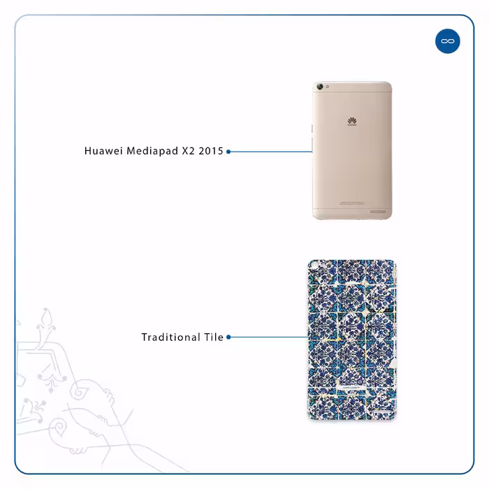 برچسب پوششی ماهوت مدل Iran-Tile1 مناسب برای تبلت هوآوی Mediapad X2 2015