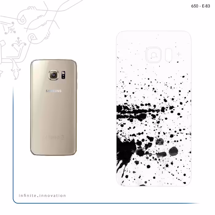 برچسب پوششی ماهوت مدل Abstract Ink Art مناسب برای گوشی موبایل سامسونگ Galaxy S6 Edge Plus