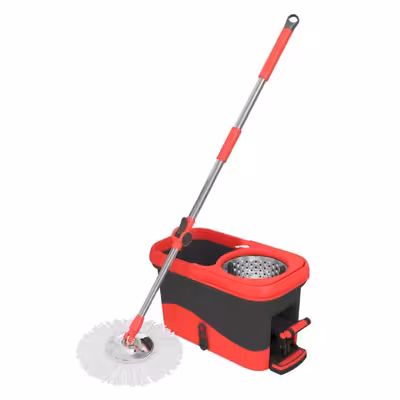 ست سطل و زمین شوی چرخشی شاین مدل صدف