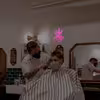 چراغ دیواری نئون دیزاین طرح Barber_PN