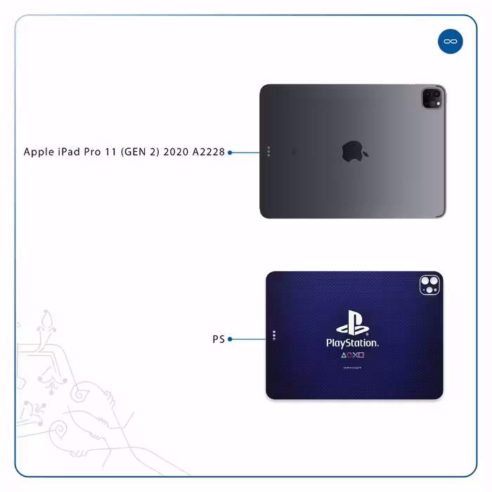 برچسب پوششی ماهوت مدل PS مناسب برای تبلت اپل iPad Pro 11 (GEN 2) 2020 A2228