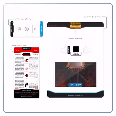 برچسب پوششی ماهوت مدل AMD Brand مناسب برای تبلت شیائومی Mi Pad 4 2018