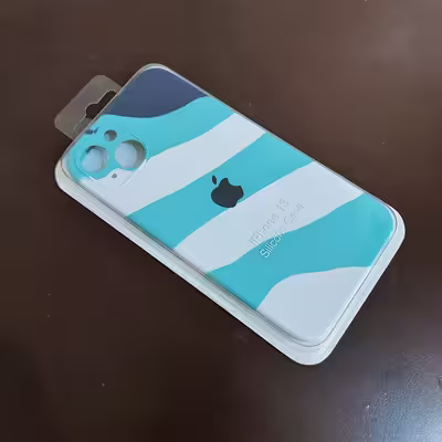 کاور مدل سیلیکونی طرح آبرنگی مناسب برای گوشی موبایل اپل Iphone 13