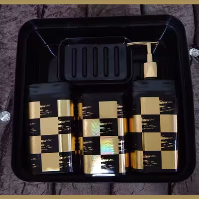ست سرویس بهداشتی 5 پارچه مدل اسکوار
