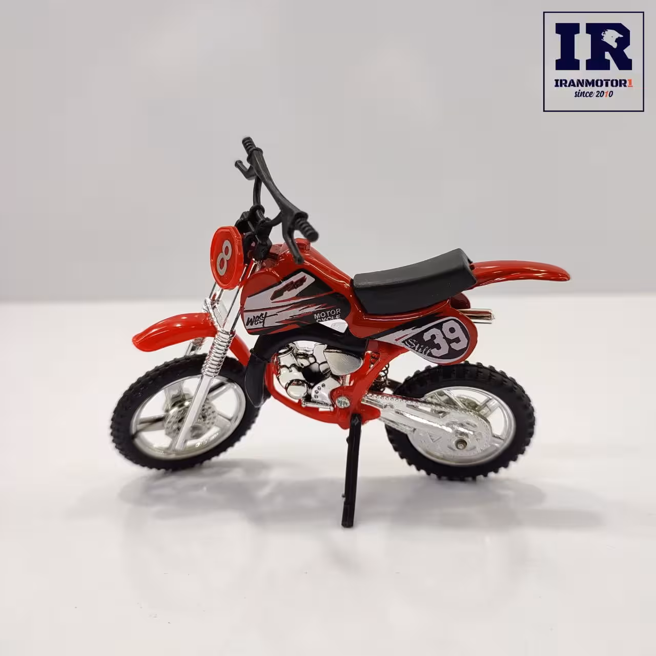 ماکت موتور کراسی سایز کوچک قرمز