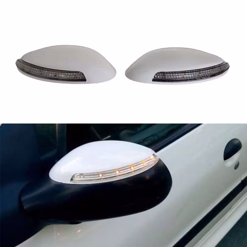 فلاپ آینه راهنمادار پژو 206 – سفید