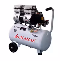 کمپرسور باد 50 لیتری سایلنت 1100 وات دو موتوره محک مدل HSU1100-50L