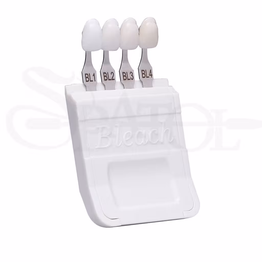 نمونه رنگ بلیچ ایوکلار Ivoclar Bleach Shade Guide
