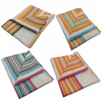 دستمال آشپزخانه نخ باف مدل ویسکوز یزد مجموعه 4 عددی | کالا مکس