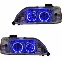 خرید چراغ جلو اسپرت پراید 131 مدرن مدل Bmw-3D آبی داخل فابریک بدون موتور دو عددی | اتوموبی
