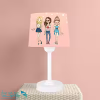 آباژور اتاق کودک طرح دختران جذاب کد A1708