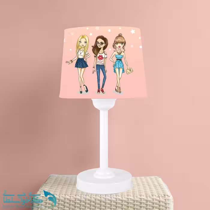 آباژور اتاق کودک طرح دختران جذاب کد A1708