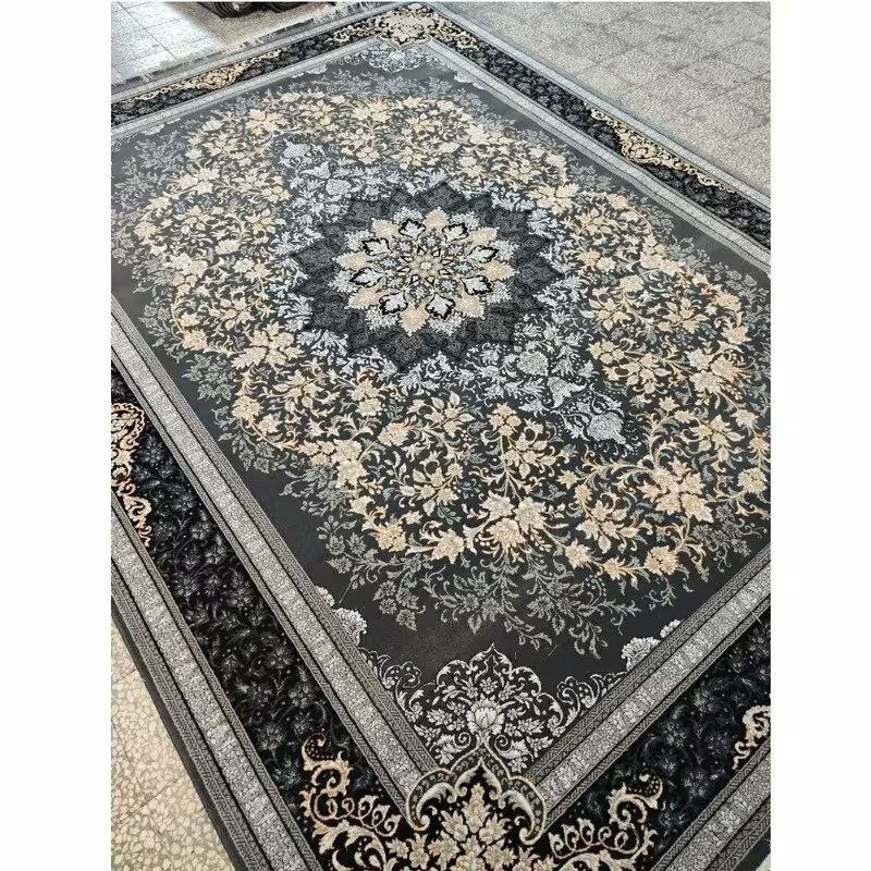 فرش ماشینی کاشان 500شانه ورژن طرح 700شانه طرح دایان فیلی12متری(باارسال رایگان