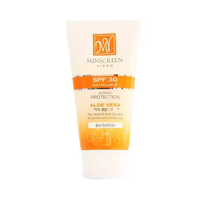کرم ضد آفتاب بدون رنگ مای SPF30 مناسب پوست های معمولی و خشک 50 میلی لیتر