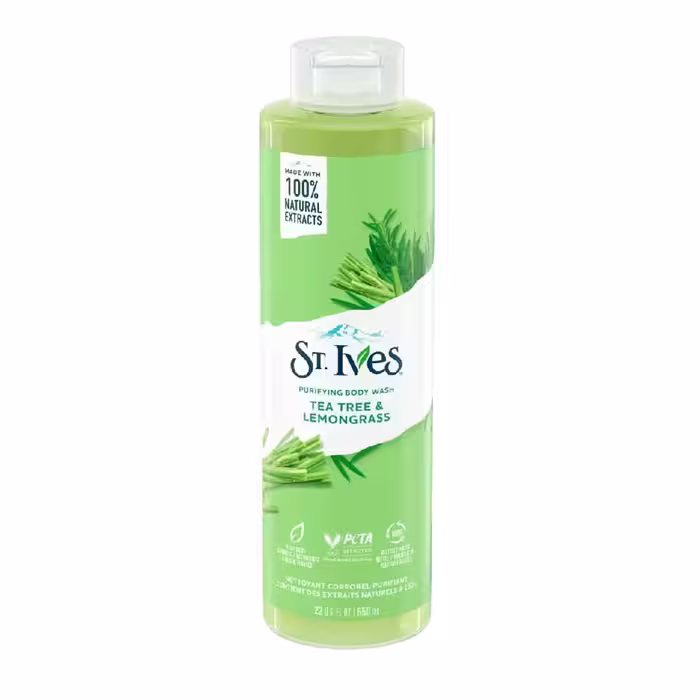 ژل شستشوی بدن سنت ایوز St.Ives Purifying Body Wash Tea Tree &amp; Lemongrass