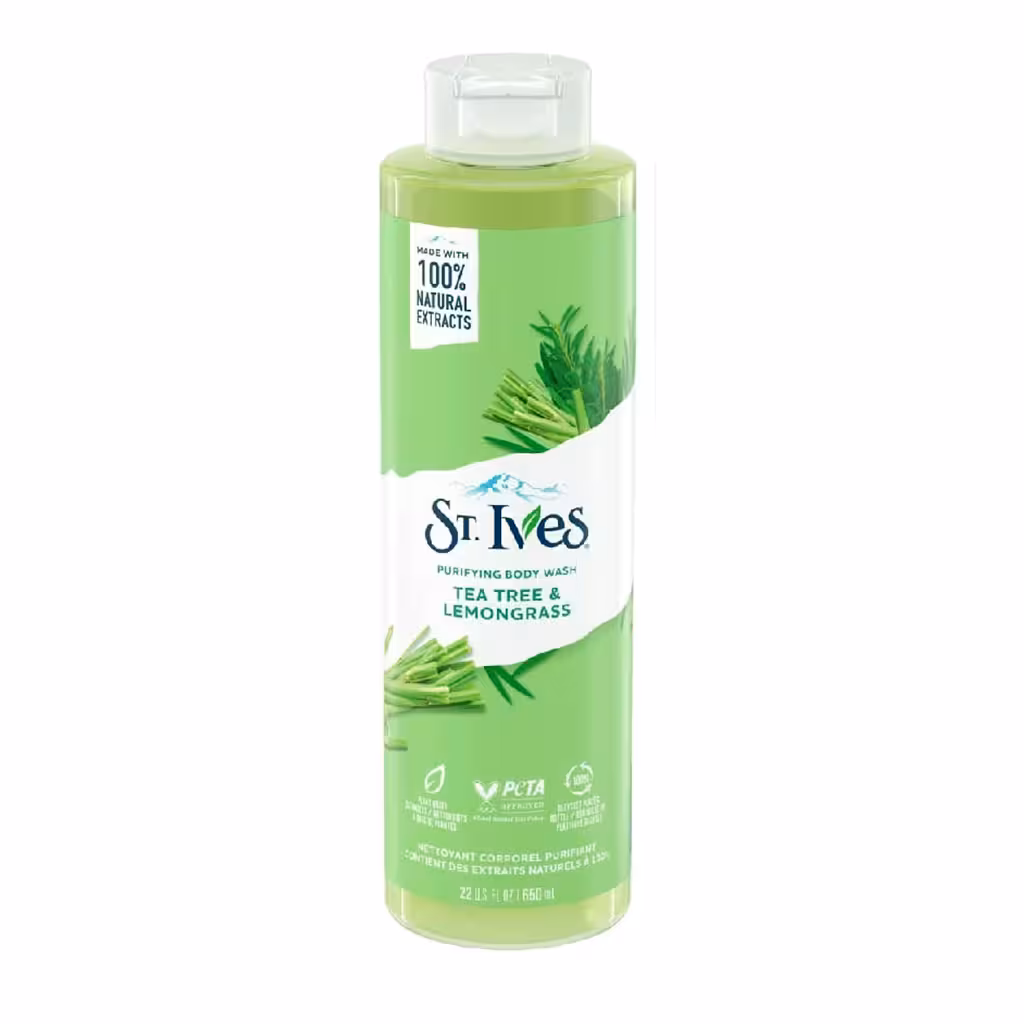 ژل شستشوی بدن سنت ایوز St.Ives Purifying Body Wash Tea Tree &amp; Lemongrass