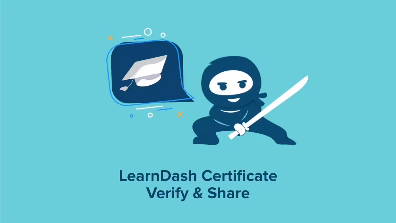 دانلود افزونه LearnDash Certificate Verify &amp; Share