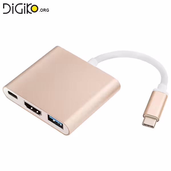تبدیل TYPE C USB3.1 به HDMI/ TYPE C /USB3.0