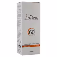 کرم ضد آفتاب SPF60 رنگی پوست معمولی و چرب مدیسان