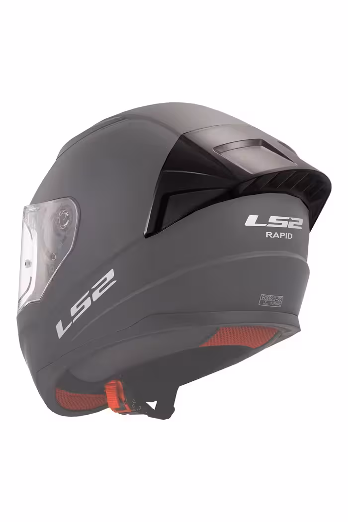 کلاه کاسکت موتورسیکلت مشکی RACING خراب است اورجینال LS2